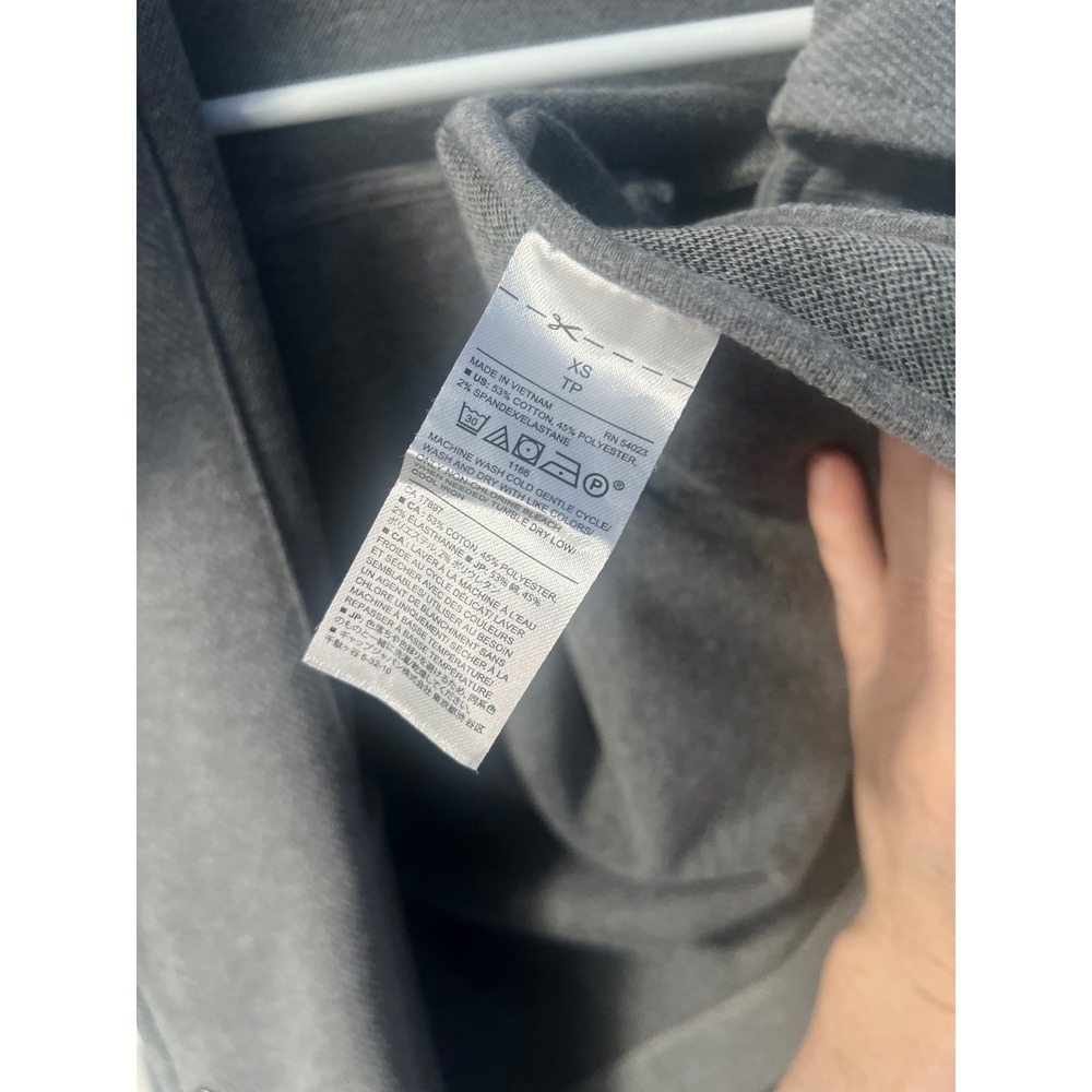 Banana Republic Womens Gray Textured Knit Cropped Snap Front Moto Jacket XS - Picture 5 of 7
